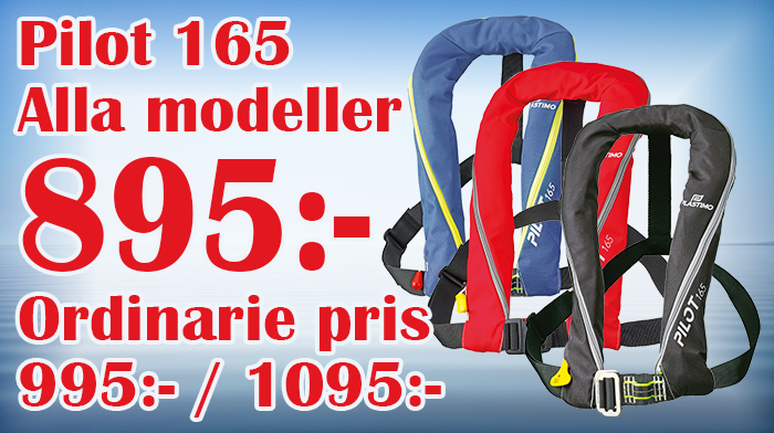 Pilot 165 uppblåsbar flytväst nu 895:-