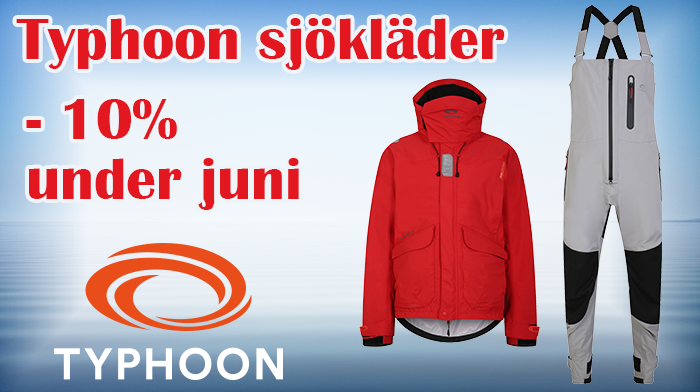 Typhoon sjökläder - sänkt pris under juni.