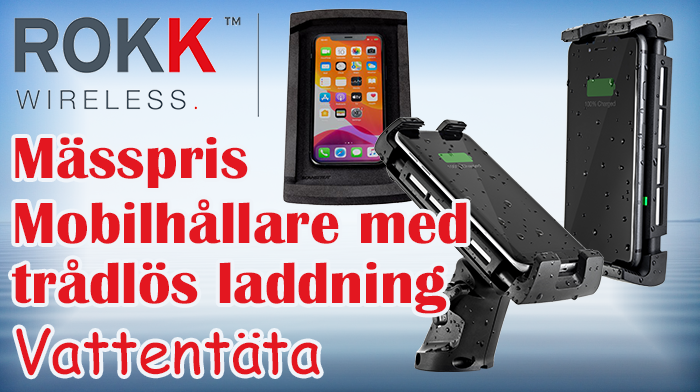 Rokk Wireless - mobillhållare med snabb trådlös laddning
