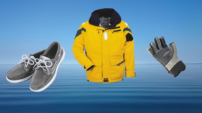 Sjökläder för både segel och motorbåt, skor & stövlar m.m.