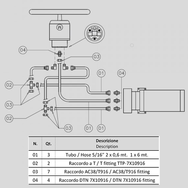 Mavimare slangsats för autopilot X.370 Navinordic båttillbehör